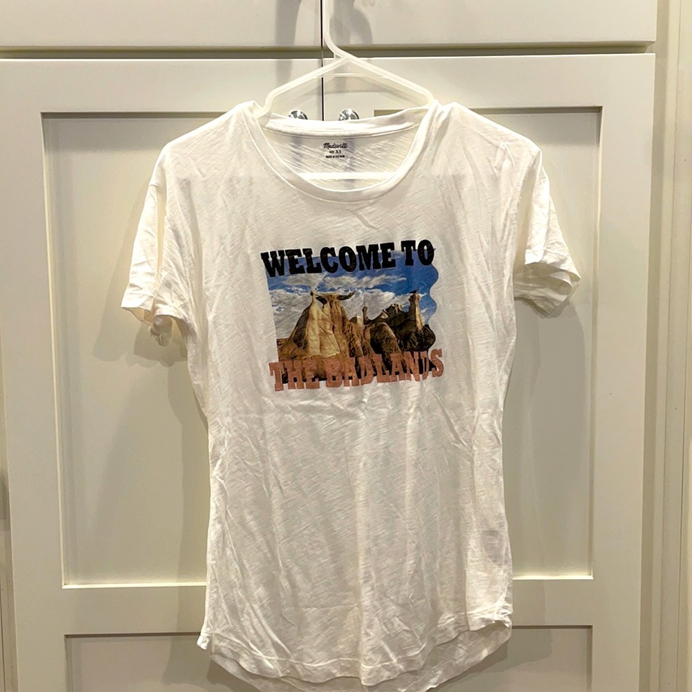 Madewell graphic tee shirtsize xs